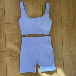 Lilac 2 piece workout set